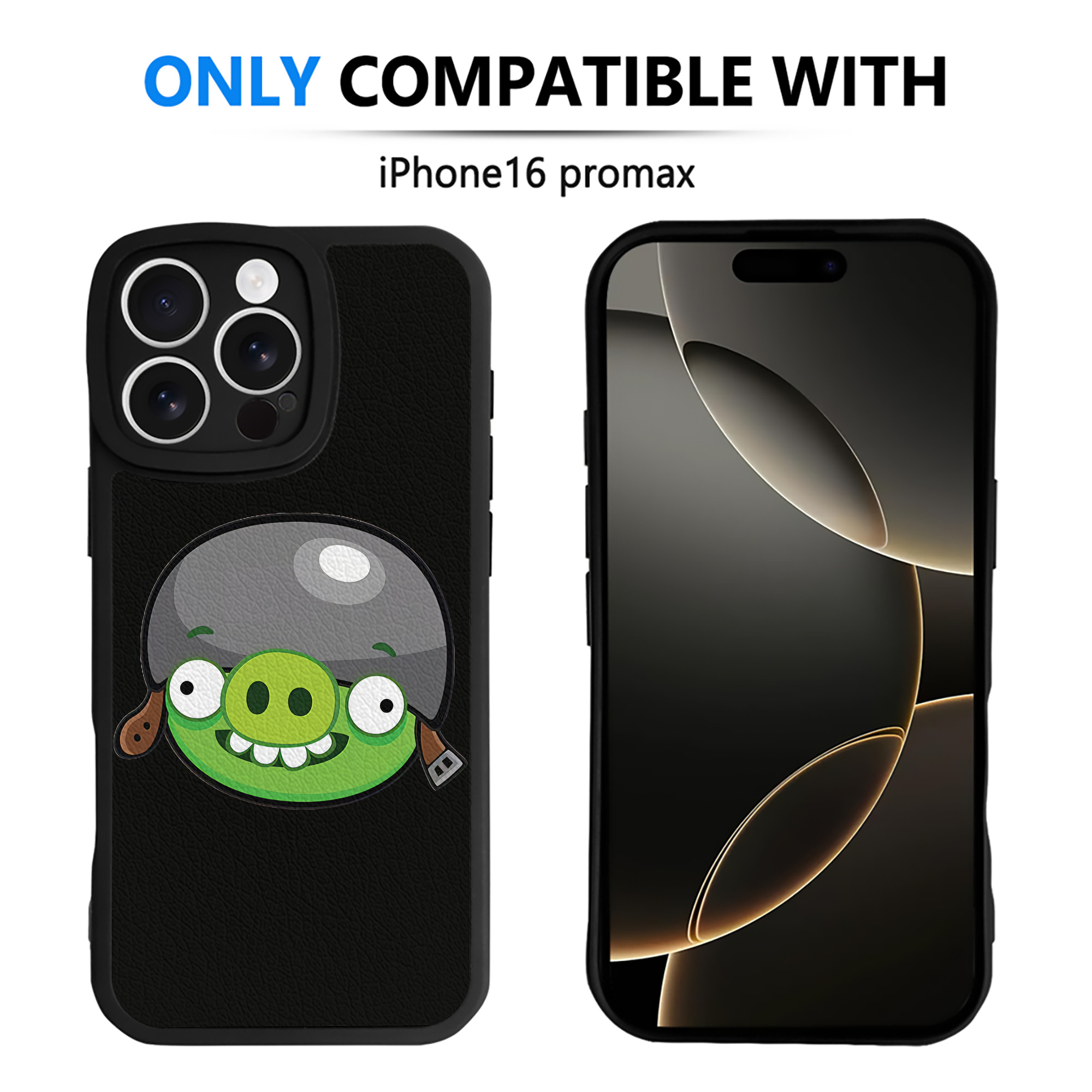 （画像用） Angry Birds アングリーバード 【iPhone 16シリーズ対応】シリコンスマホケース（レザー調） 材質：シリコン